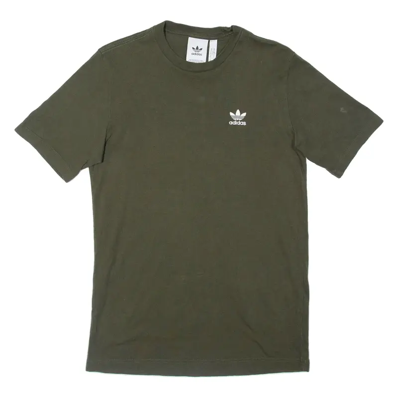 ADIDAS Mens T-Shirt Green XS