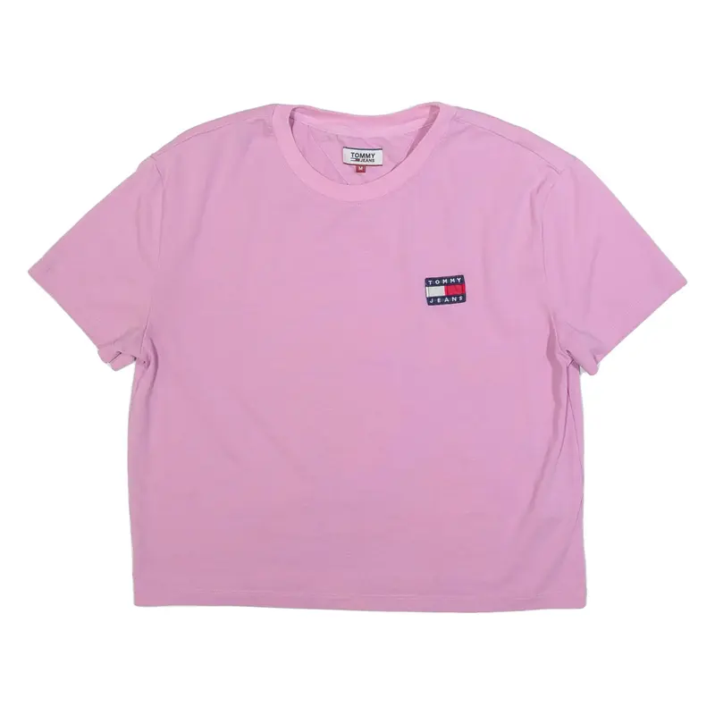 TOMMY HILFIGER Cropped Mens T-Shirt Pink M