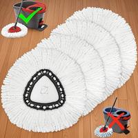 For O-Cedar EasyWring Microfiber Mop Refills - Replacement Spin Mop Heads with Scrub Brush Washable Heavy Duty Universal Fit ...