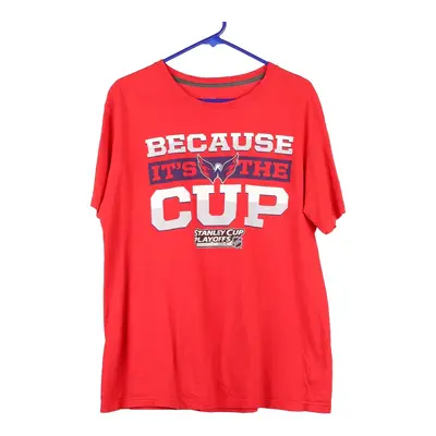 Nfl T-Shirt - Large Red Cotton