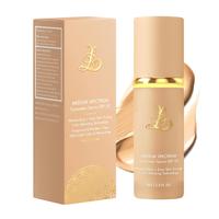 Color-Changing Foundation, 4-In-1 Foundation - Medium Spectrum, Sun Protection Factor 50+, Moisturizing, Covering and Conceal...