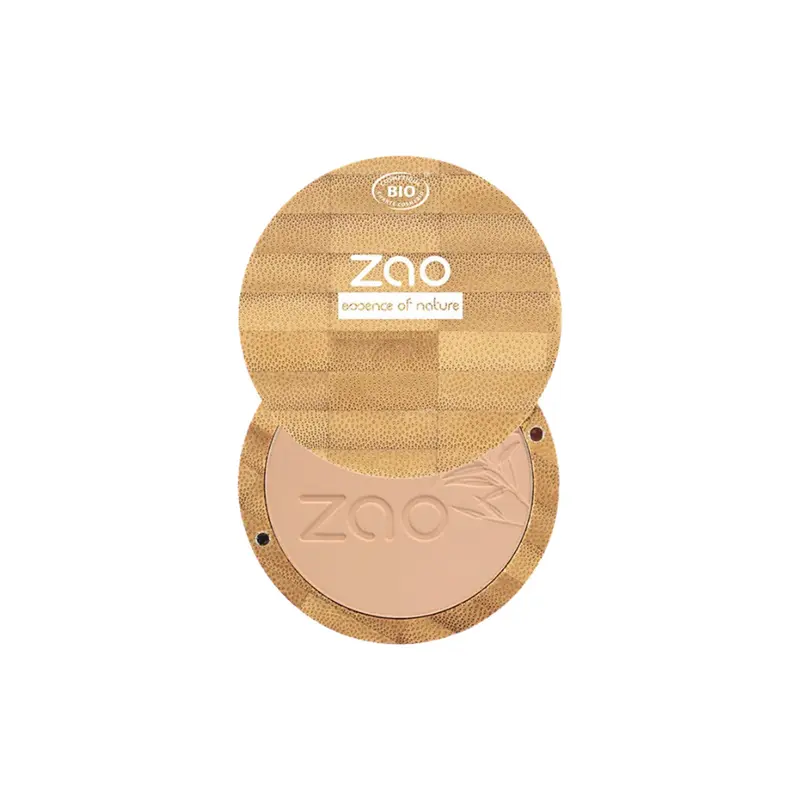 Zao Make Up Compact Powder, 303 Apricot Beige (9 G)