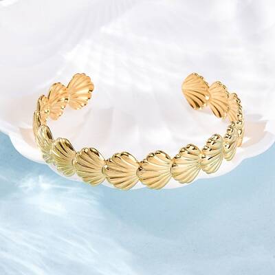 304 Stainless Steel Cuff Bangles for Women
