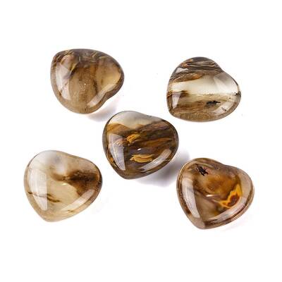 Synthetic Tigerskin Glass Healing Stones