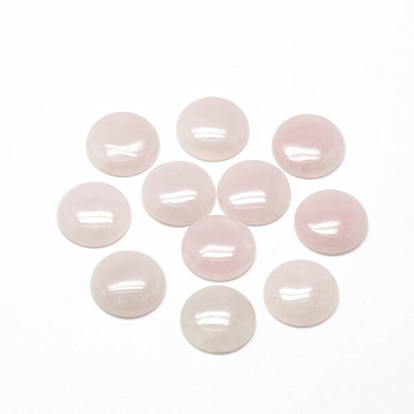 Natural Rose Quartz Cabochons