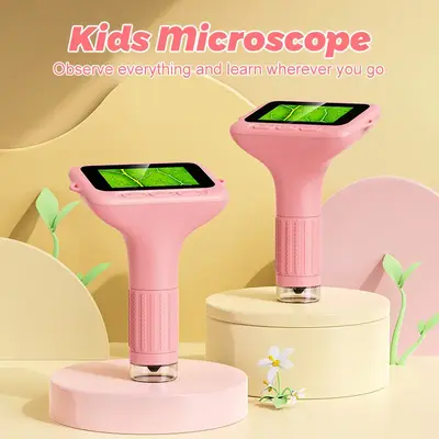 INSKAM Upgraded 3 Inch IPS Screen, 1000x Magnification, Handheld Digital Microscope with 8 Adjustable LED Lights, Compatible ...