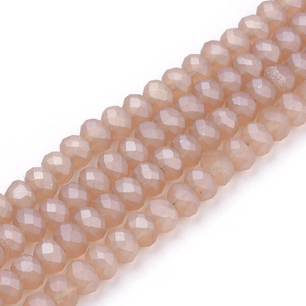 Electroplate Glass Beads Strands