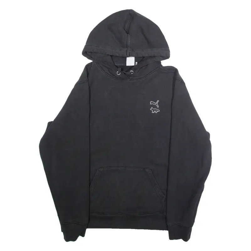 PUMA Mens Black Hoodie L