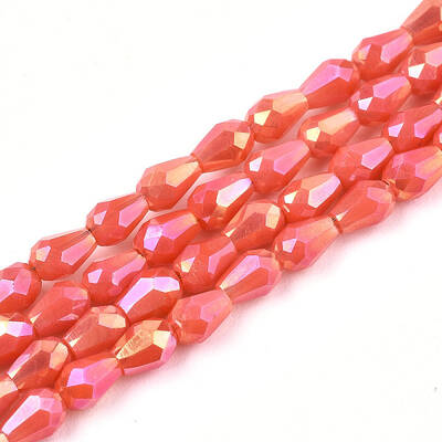 Electroplate Glass Beads Strands