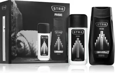 Str8 Rise gift set deodorant 85 ml and shower gel 250 ml
