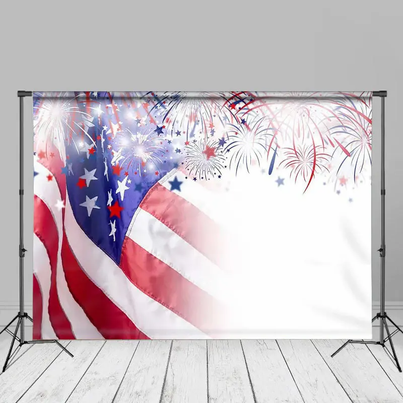 American Flag Stars Spark Independence Day Backdrop - Aperturee