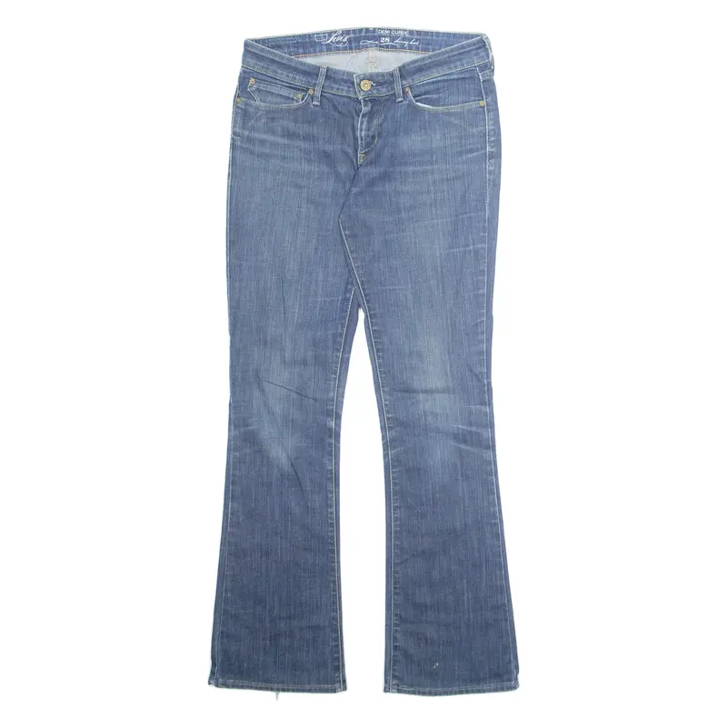 LEVI'S Womens Jeans Blue Regular Bootcut Stone Wash W28 L32