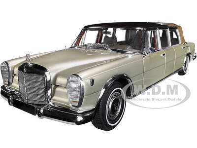 1965-1981 Mercedes Benz 600 Pullman (W100) Landaulet Limousine Convertible with Functional Softtop Gold Limited Edition to 80...