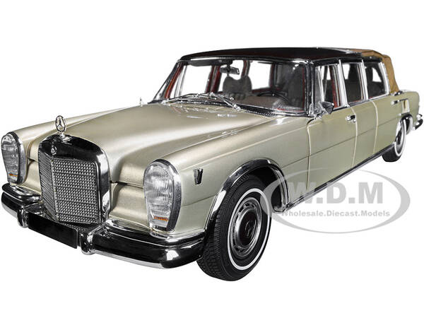 1965-1981 Mercedes Benz 600 Pullman (W100) Landaulet Limousine Convertible with Functional Softtop Gold Limited Edition to 80...