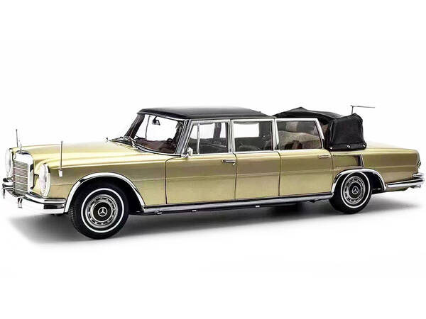 1965-1981 Mercedes Benz 600 Pullman (W100) Landaulet Limousine Convertible with Functional Softtop Gold Limited Edition to 80...