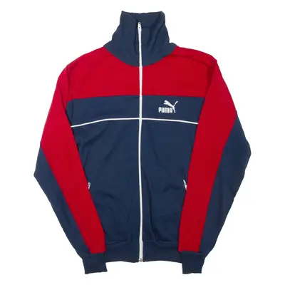 PUMA Mens Track Jacket Red Colourblock S