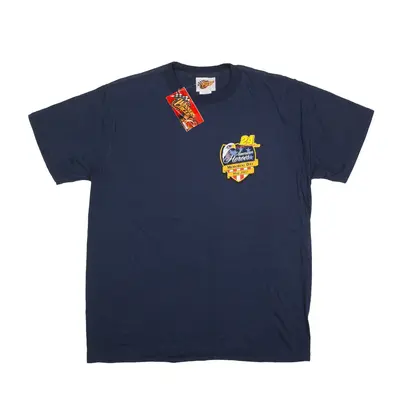 WINNERS CIRCLE Jeff Gordon Memorial Day 2007 Racing USA T-Shirt Blue Short Sleeve Mens L