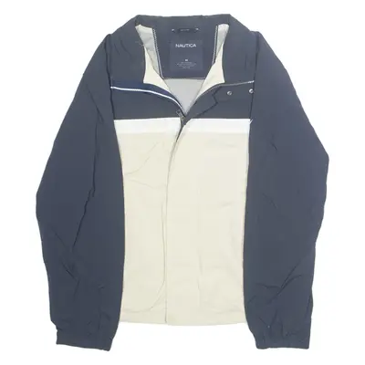 NAUTICA Mens Jacket Cream Nylon M