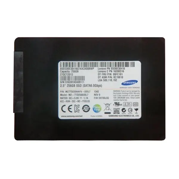 SSD0E38416 Lenovo 256GB Triple-Level Cell SATA 6Gb/s 2.5-Inch Solid State Drive