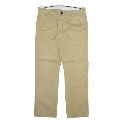 SELECTED HOMME Mens Trousers Beige Slim Straight W32 L30