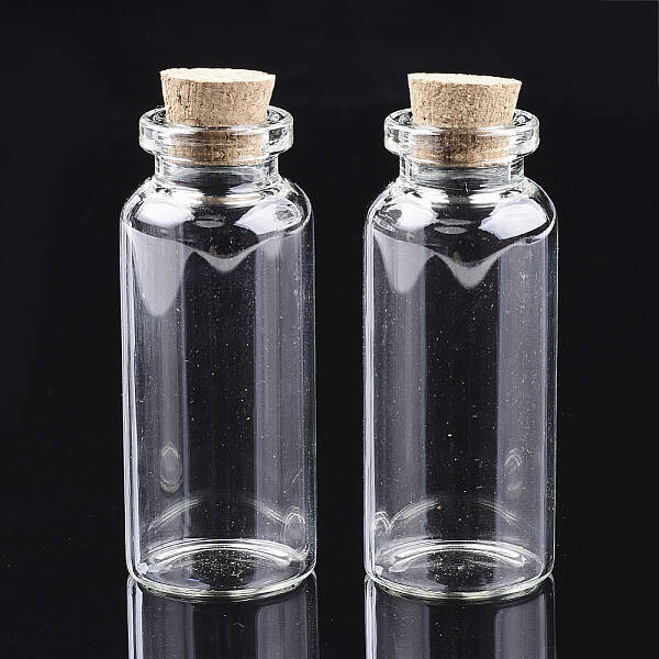 Glass Jar Glass Bottles Bead Containers