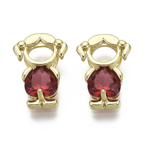 Brass Cubic Zirconia Pendants