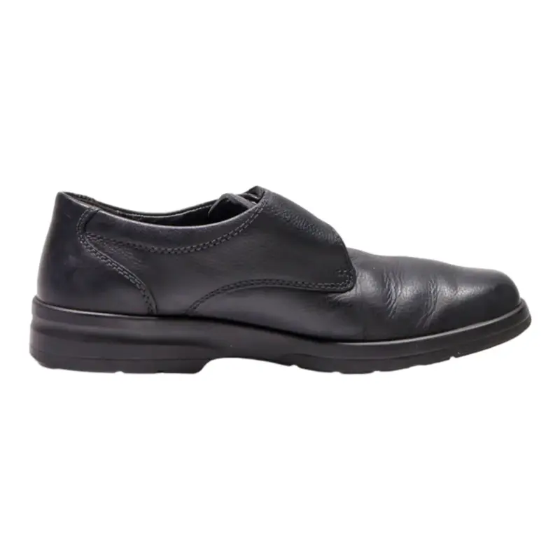 MEPHOSTO Sneaker Trainers Black Leather Mens UK 7
