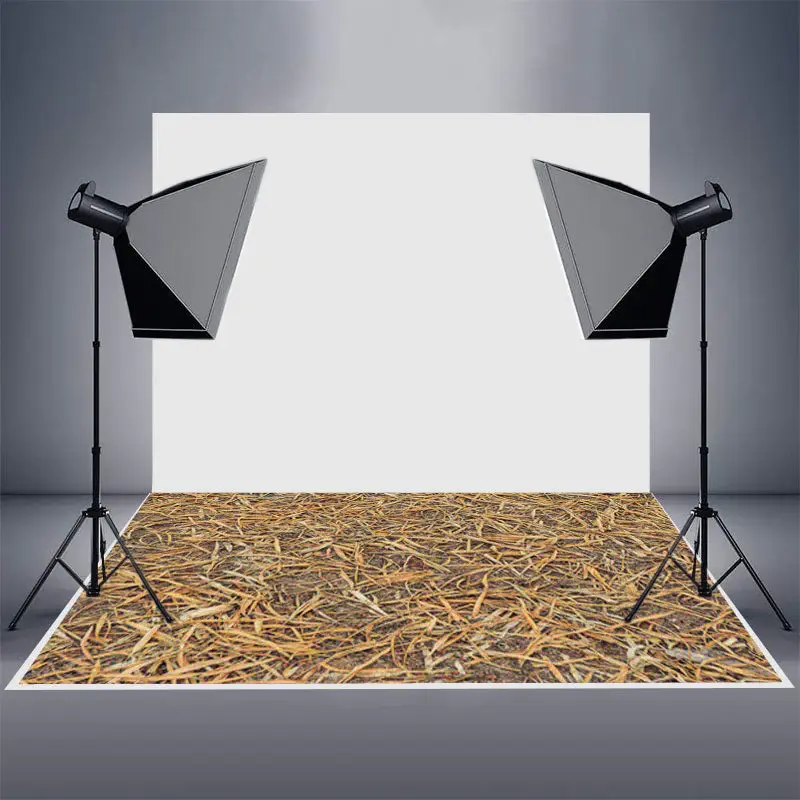 Dry Straw Pattern Rubber Floor Mat For Photography - Aperturee