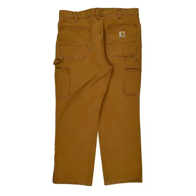 Carhartt Double Knee Carpenter Trousers - 37? Waist Brown Cotton Blend