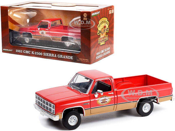 1982 GMC K-2500 Sierra Grande Wideside Pickup Truck with Trailer Hitch Red \