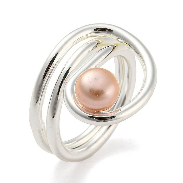 Brass Wire Wrap Finger Ring