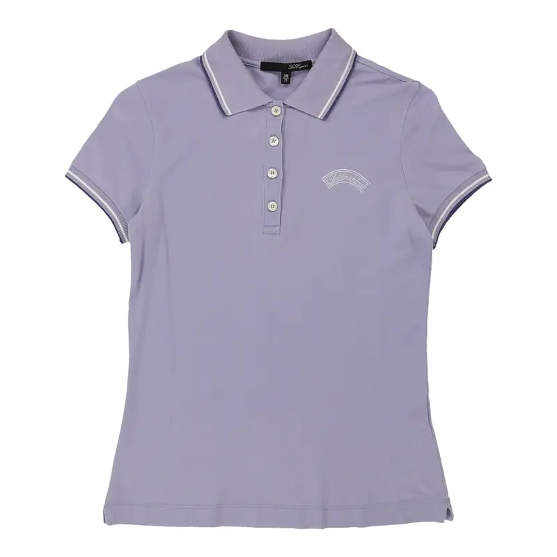Les Copains Polo Shirt - Small Purple Cotton | Size: small