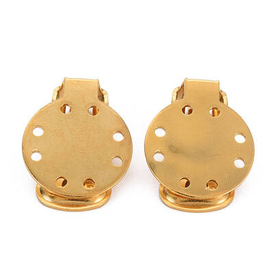 Ion Plating(IP) 304 Stainless Steel Clip-on Earring Setting