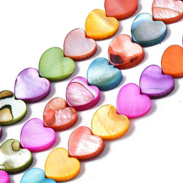 Natural Freshwater Shell Beads Strands