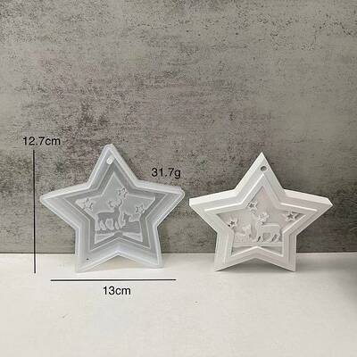 Christmas Theme DIY Pendants Decoration Silicone Mold