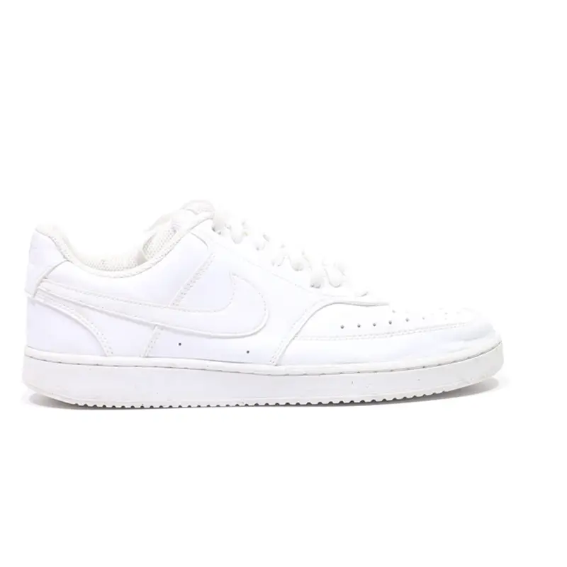 NIKE Court Vision 2022 Sneaker Trainers White Leather Mens UK 7.5