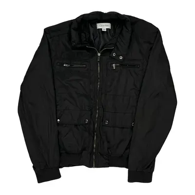 Calvin Klein Jacket - Medium Black Polyester