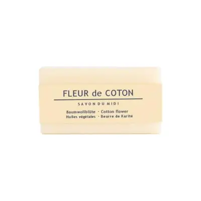 Savon du midi Soap with Shea Butter, Cotton Flower (100 g)