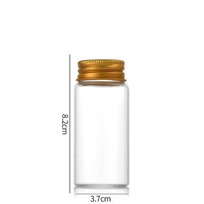 Clear Glass Bottles Bead Containers