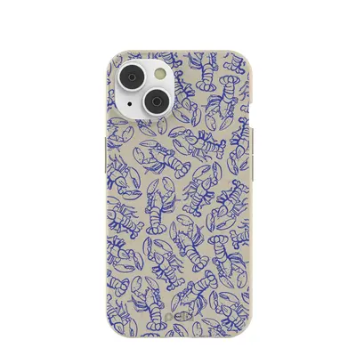 London Fog Blue Lobster iPhone 14/16e Case