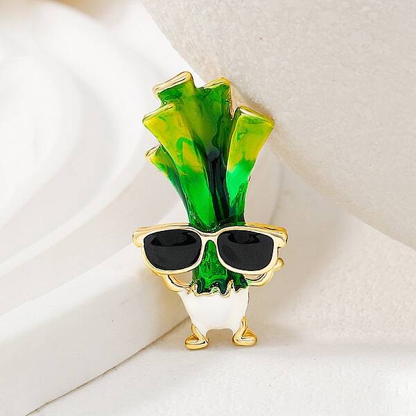 Golden Zinc Alloy Brooches