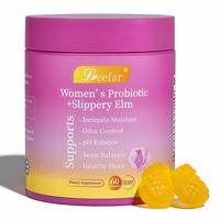 LEEFAR Her Juicy  Feminine  - All in One Solution with Slippery Elm and Prebiotics&  Blend for Women’s pH Balance and Dryne...