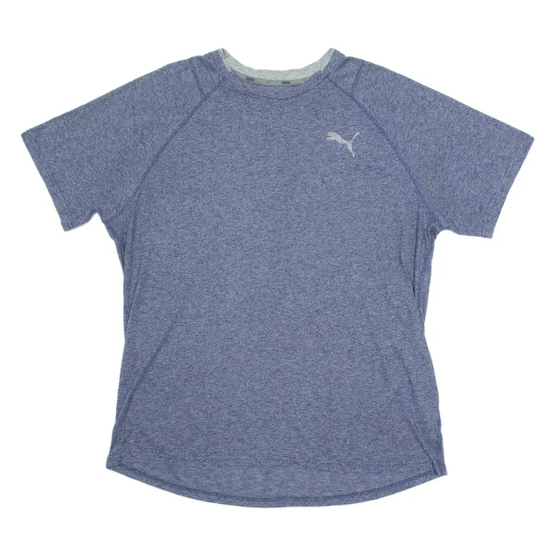 PUMA Mens T-Shirt Blue XL