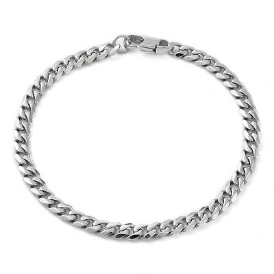 Non-Tarnish 304 Stainless Steel Cuban Link Chain Bracelet