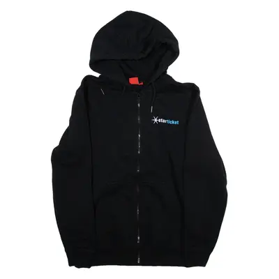 ENGELBERT STRAUSS Womens Black Hoodie Full Zip S