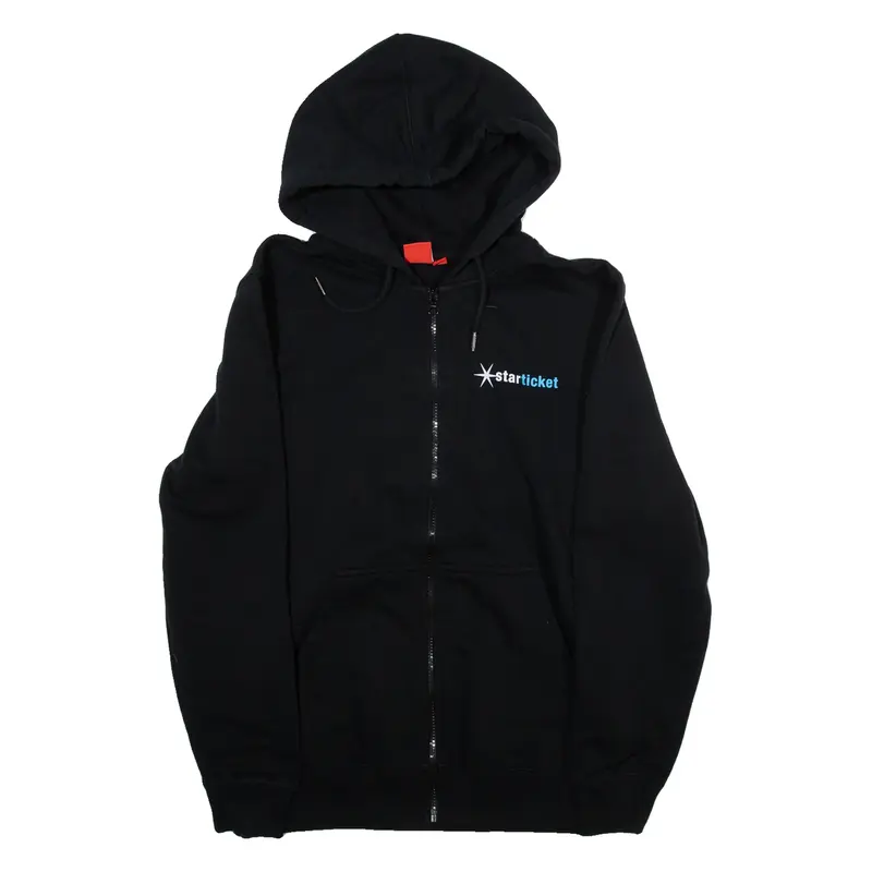 ENGELBERT STRAUSS Womens Black Hoodie Full Zip S