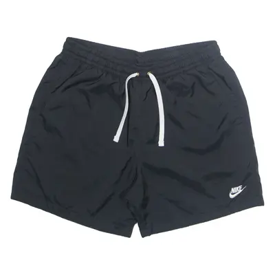 NIKE Mesh Lined Mens Swimming Shorts Black L W30