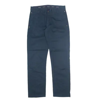 HERMES Trousers Blue Regular Straight Mens W31 L34