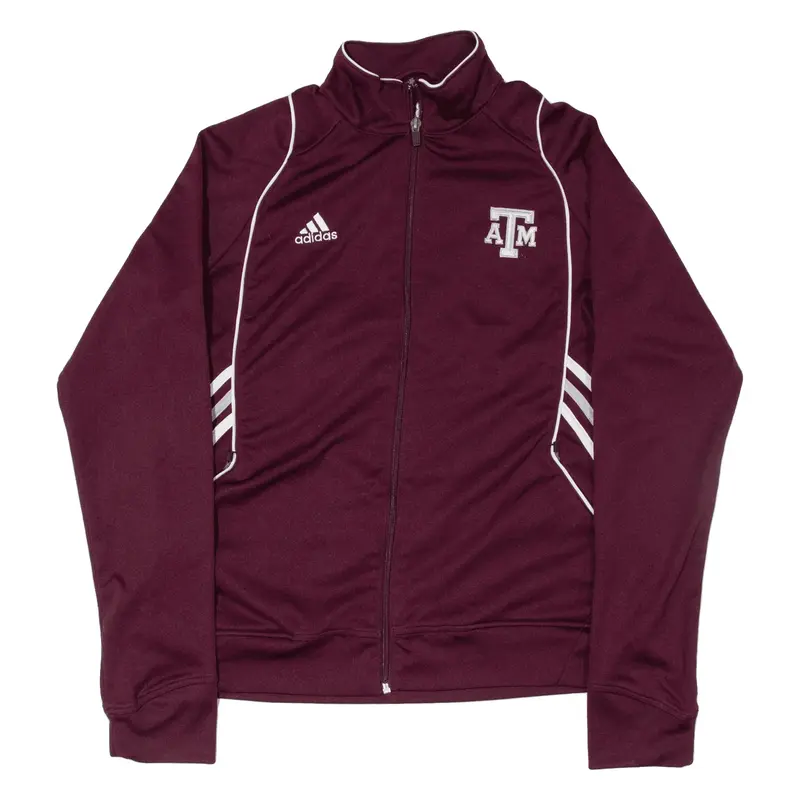 ADIDAS Texas A&M Soccer Track Jacket Maroon Womens M