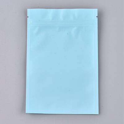 Solid Color Plastic Zip Lock Bags